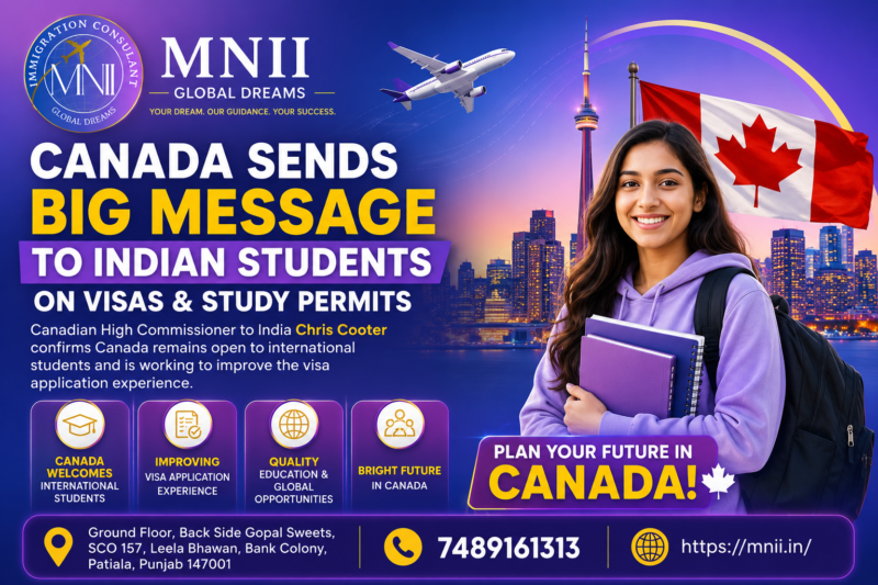 Canada study visa update for Indian students after Canadian High Commissioner confirms Canada remains open for international education.
